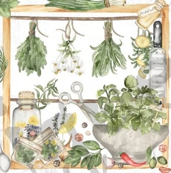 Serviette herbs & spices