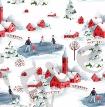 Serviette winter wonderland