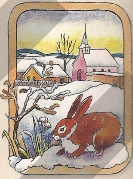 Preview: 3D Schnittbogen Eichhörnchen / Hase / Meise