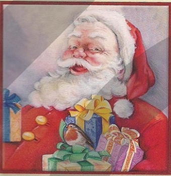 Preview: 3D Schnittbogen Santa/Laterne/Dörfli