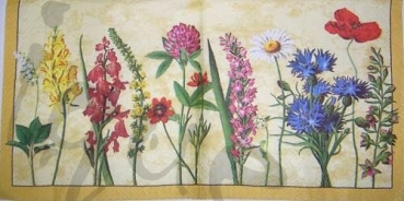 Serviette sommerblumen