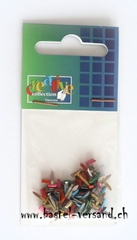 Papierklammer (mit Splint) quadrat assortiert