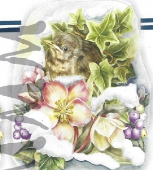 Preview: 3D Stanzbogen Winter