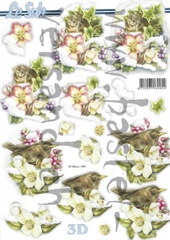 3D Stanzbogen Winter