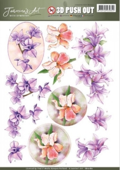 3D Stanzbogen Blumen