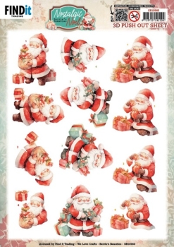 3D Stanzbogen Nikolaus