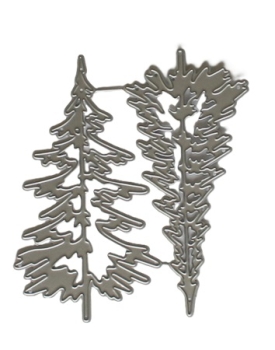 Stanzschablone "Tannenbäume"