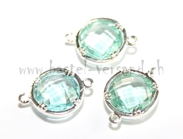 Acrylstein facettiert türkis