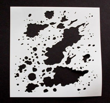 Schablone "Farbflecken"