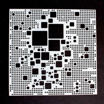 Schablone Quadrat
