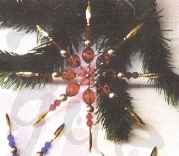 Preview: Bastelpackung Perlenstern La Bella 5 rot