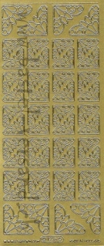 Sticker ecken (1226) gold