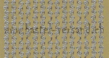 Preview: Sticker Linien (1023) gold