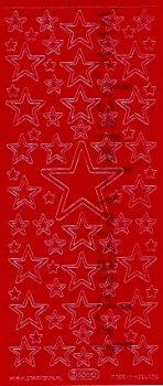Sticker Sterne (856) rot