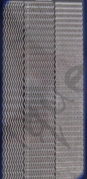 Sticker Linien (7033) schwarz Glitter