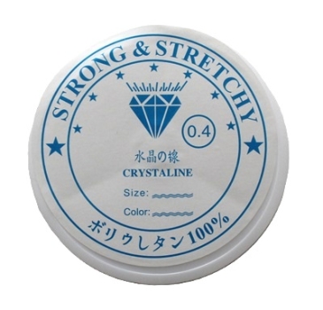Elastischer Faden transparent 0.4mm