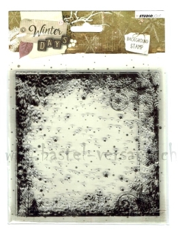 Studio Light Background Stamp Winter