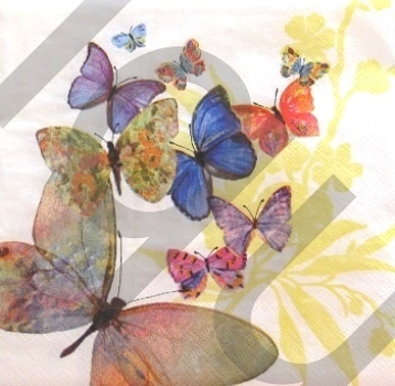 Serviette schmetterling