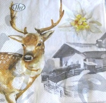 Serviette mountain deer