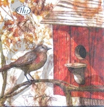 Serviette vogelhaus (2Stk.)