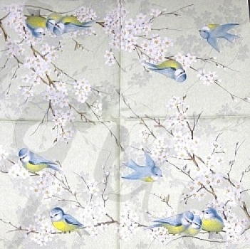 Serviette meisli grün