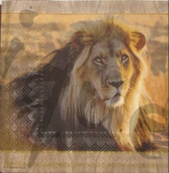 Serviette löwe