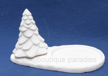 Rohkeramik Tanne mit Basis