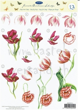 3D Schnittbogen Tulpen