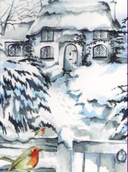 Preview: Pyramides verschneites Haus