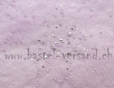 Preview: Vlies mit Glitter lila