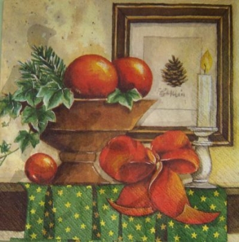 Serviette weihnachtsdeko
