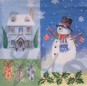 Serviette snowy season