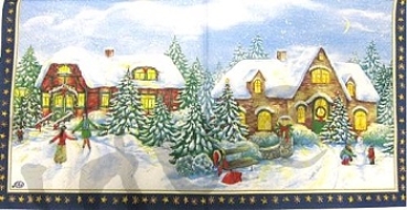 Serviette snow paradise