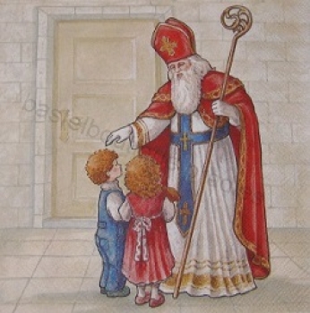 Serviette sankt nikolaus