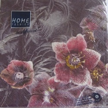 Serviette icy christmas rose