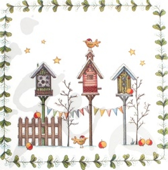Serviette little bird's world