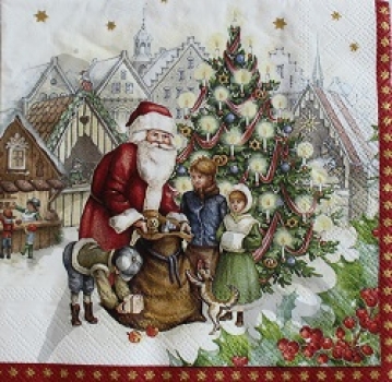 Serviette toy's christmas market