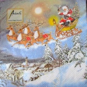 Serviette sleigh ride