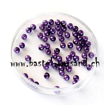 Wachsperle 3mm lila