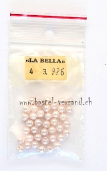 Wachsperle 4mm zartrosa