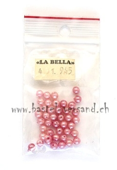 Wachsperle 4mm rosa