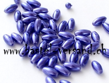 Wachsperle Reiskorn (Olive) 6mm violett