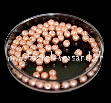 Wachsperle 3mm lachs