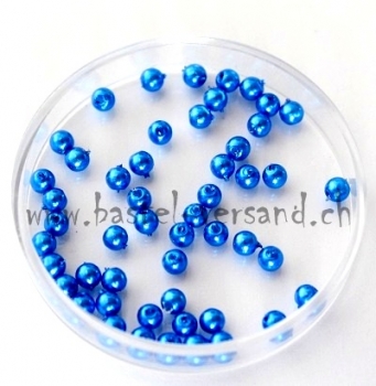 Wachsperle 3mm royalblau