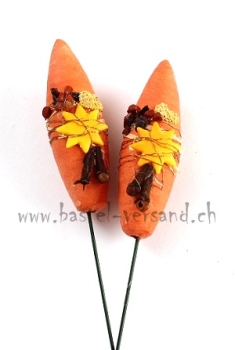 Weihnachtsdeko "orange" (2Stk.)