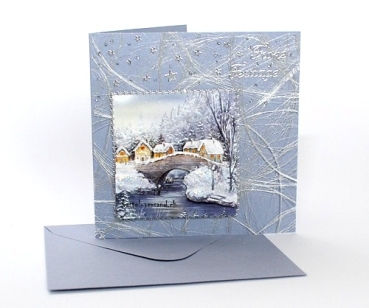 Weihnachtskarte "Frohe Festtage"