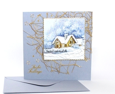 Weihnachtskarte "Frohe Festtage"