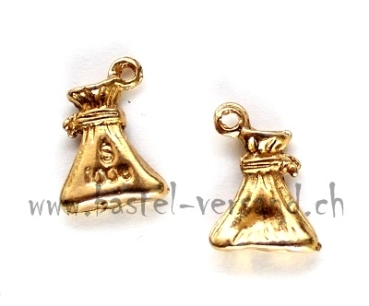 Metallteil mit Öse Geldbeutel goldfarbig (1Stk.)