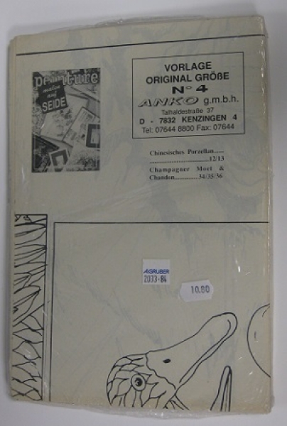 Vorlagebögen zu Malen auf Seide Nr. 4