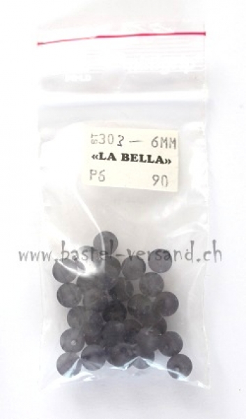 Eisperle 6mm dunkelblau